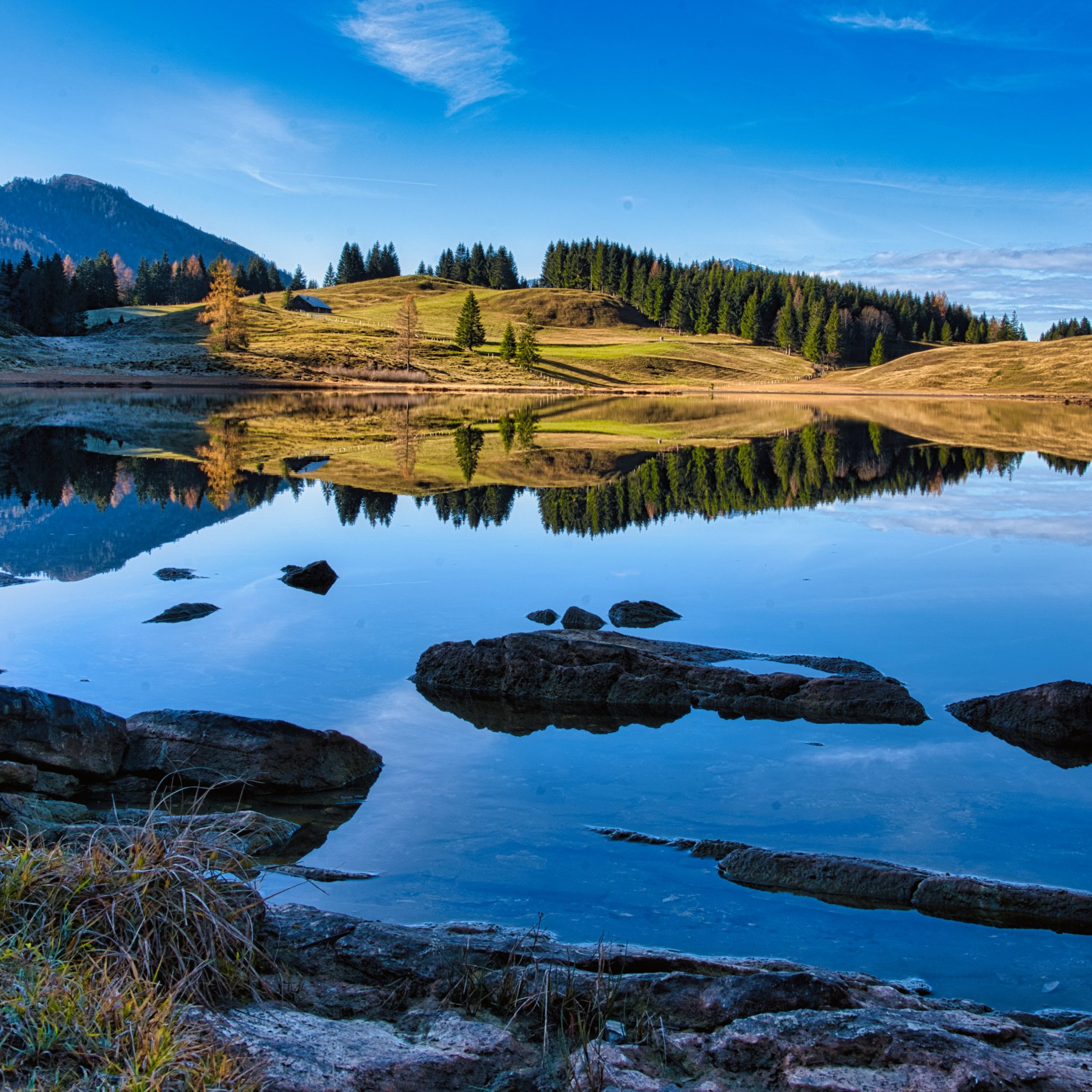 Seewaldsee bei St. Koloman Wir schauen auf Salzburg